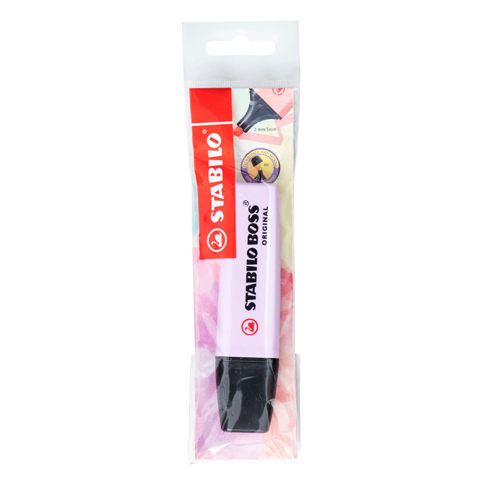 Resaltador STABILO Boss Lila Pastel