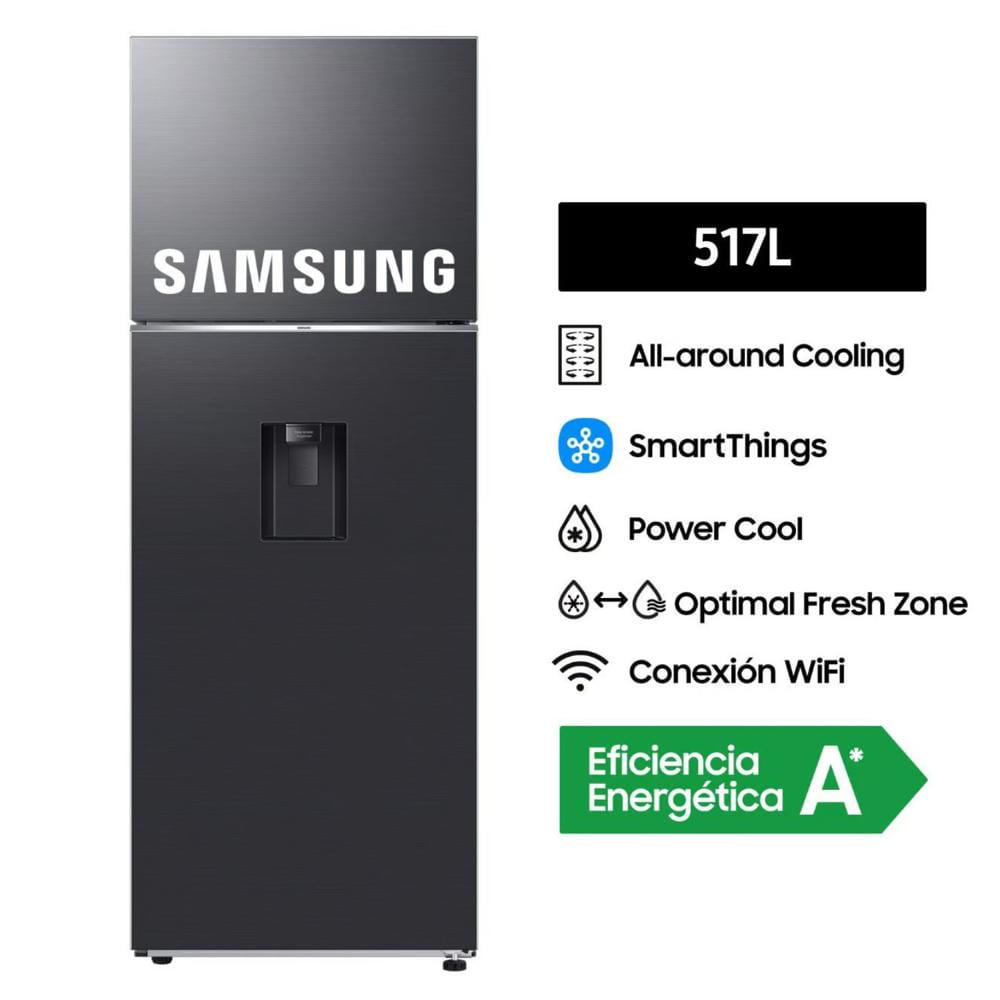 Refrigeradora Samsung Top Mount Freezer 517L Black Cdisp