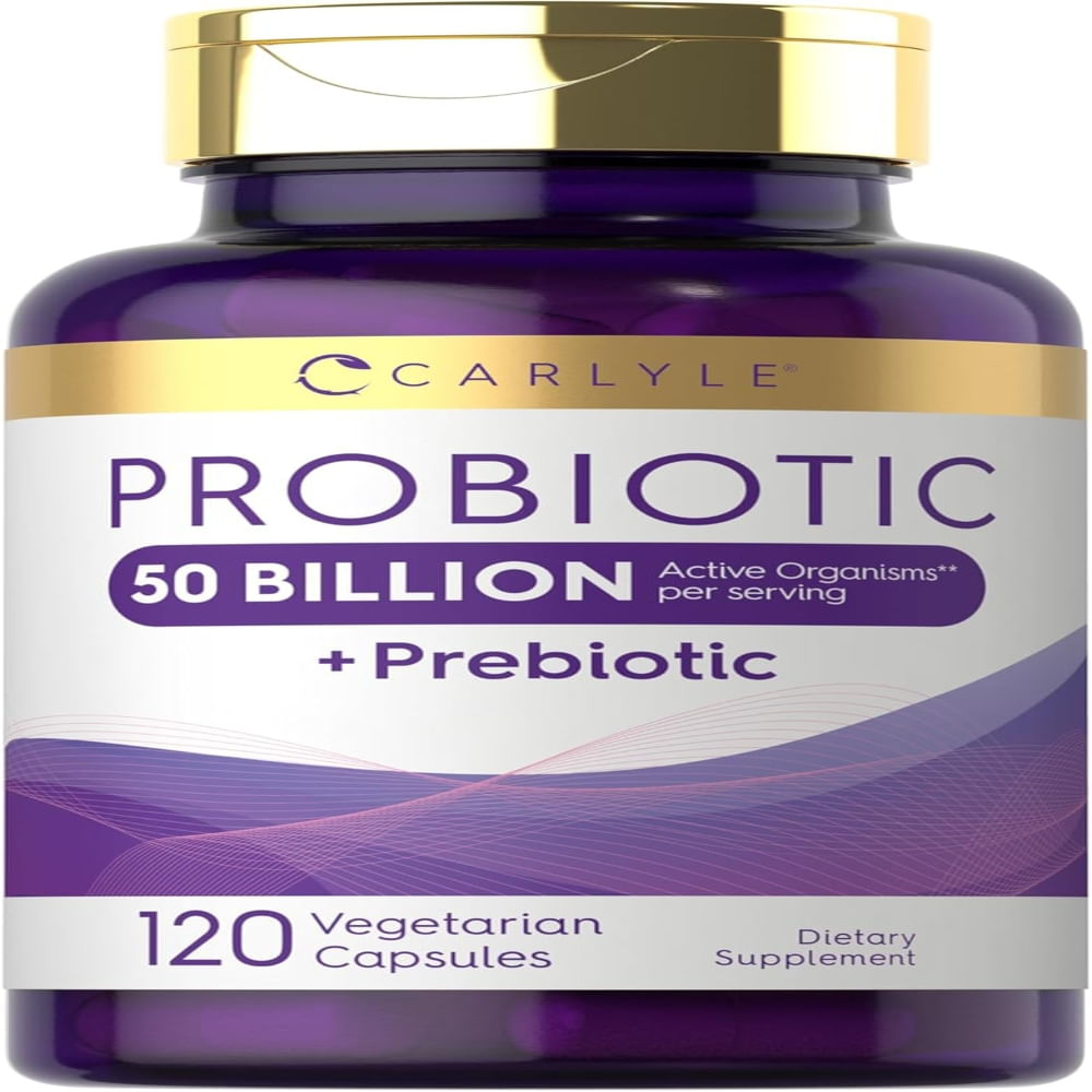 Probióticos + Prebióticos 50 Billones 120 Capsulas Carlyle