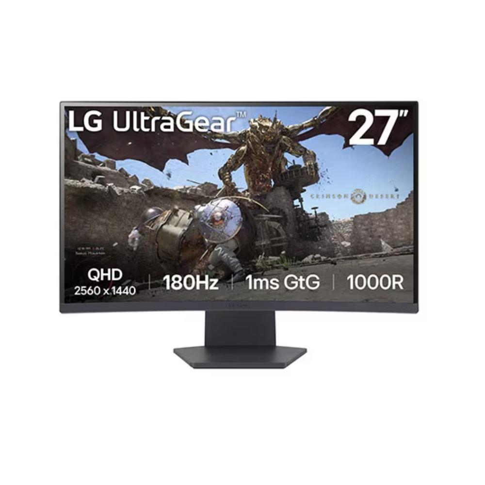 Monitor 27" LG 27GS60QC-B Gaming UltraGear 2K QHD 180HZ 1MS