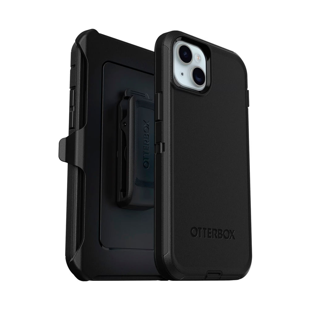 Funda Otterbox Defender para iPhone 15 Plus Negro