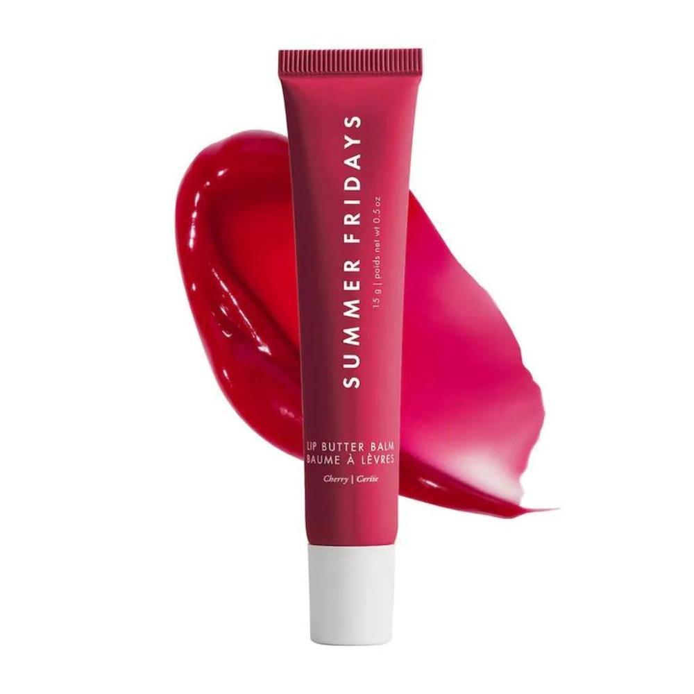 Lip Butter Balm for Hydration & Shine-Cherry