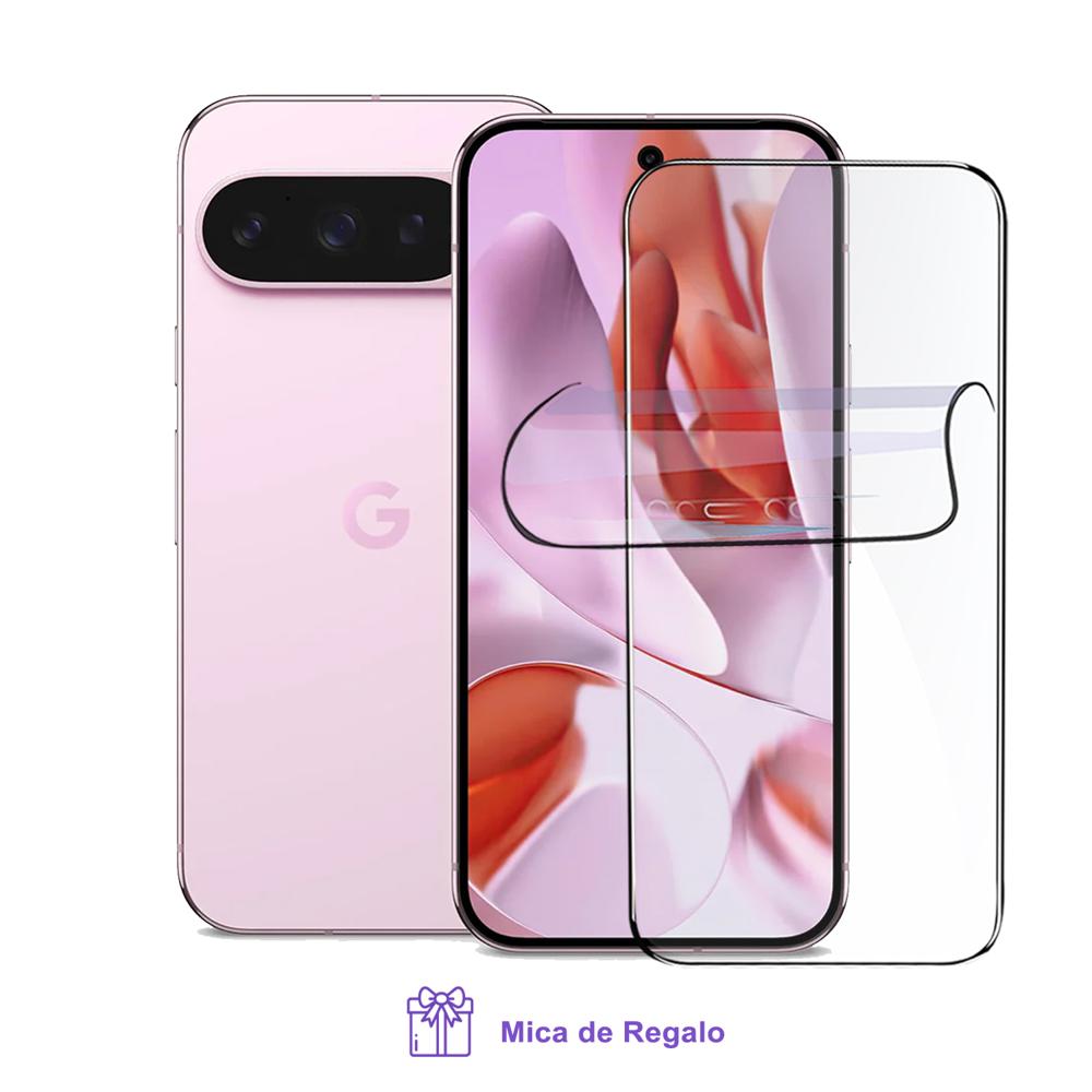 Google Pixel 9 Pro 5G 16Gb Ram 256Gb Rom Rose Quartz con Mica Hidrogel