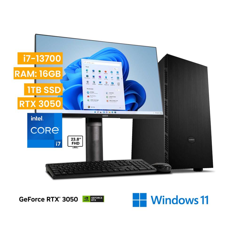 Computadora Vastec Forge i7-13700 16GB 1TB RTX 3050 Win 11 Home