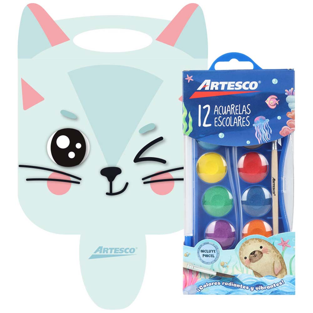 Pack Sketch Book Pets + Acuarela ARTESCO