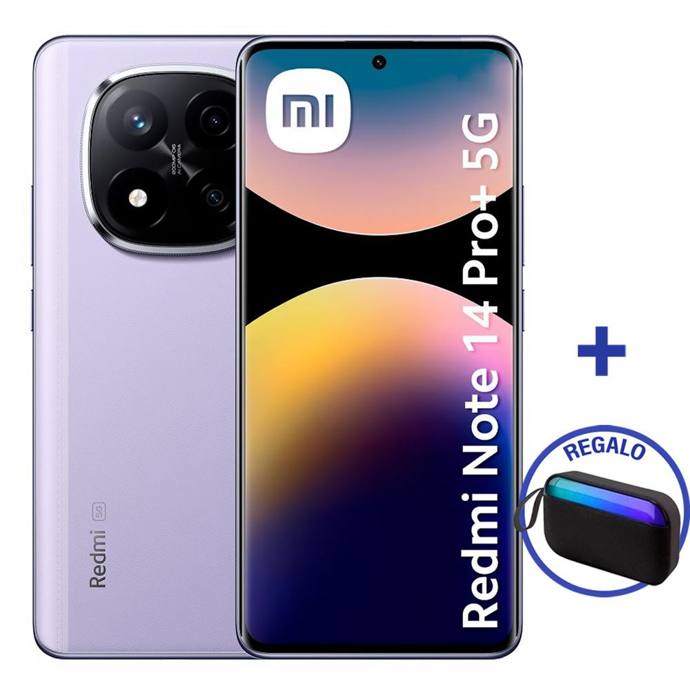 Celular XIAOMI Redmi Note 14 PRO+ (5G) 256GB+8GB Lavender Purple + Mini Parlante