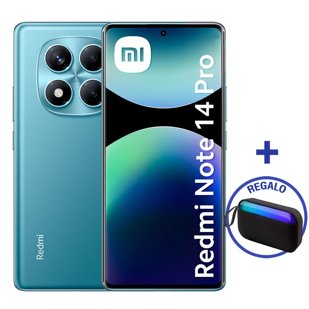 Celular XIAOMI Redmi Note 14 PRO 256GB+8GB Ocean Blue + Mini Parlante