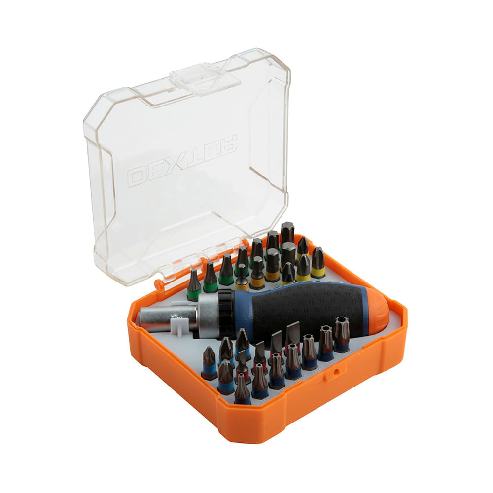 Set herramientas rachet 31 piezas Dexter