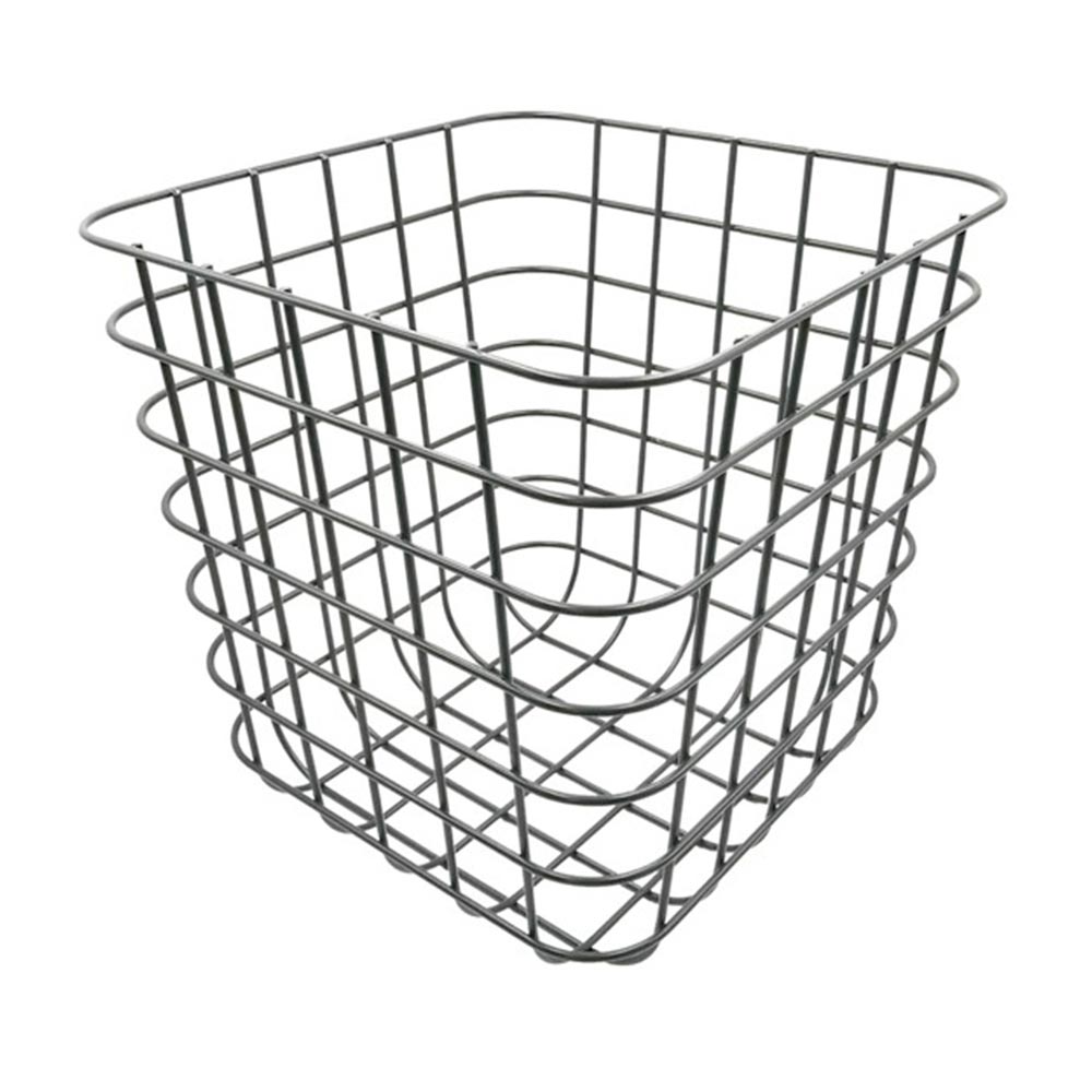 Cesta organizadora de metal Negro 31x31x31 Fq