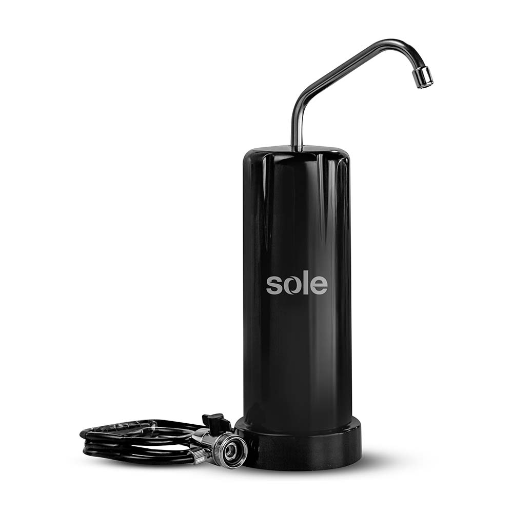 Purificador de Agua Sole Prime Sobre Lavadero 1.9L/min Negro