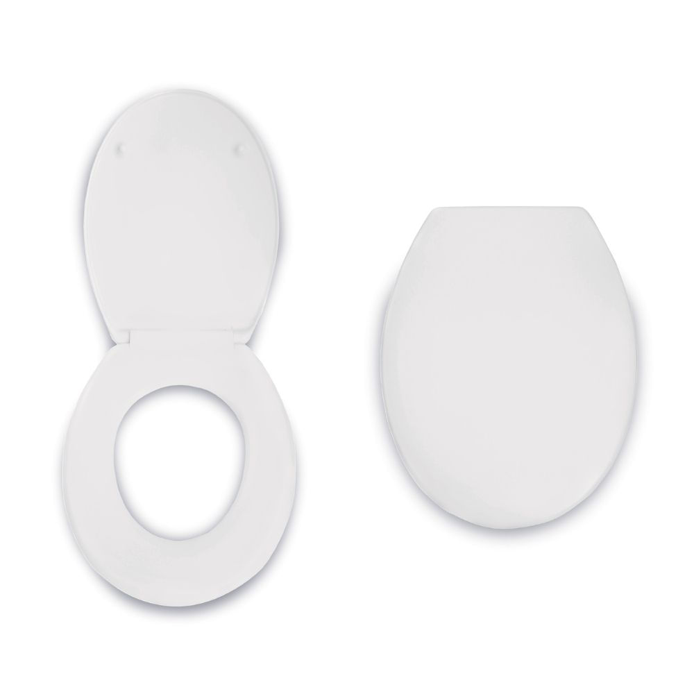 Asiento de Inodoro Redondo Standard Plástico Blanco Orange
