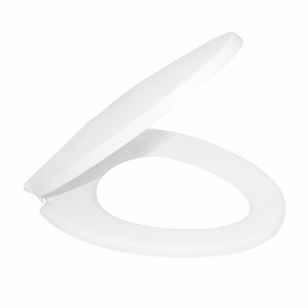 Asiento de Inodoro Elongado Classic Plástico Blanco Orange