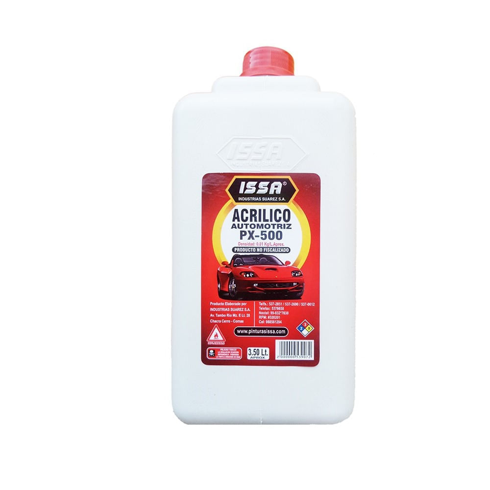 Acrílico automotriz PX-500 3.5 litro Issa