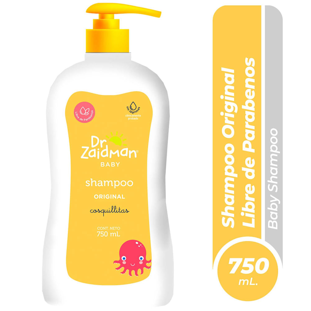 Shampoo para bebé DR. ZAIDMAN Original Botella 750ml