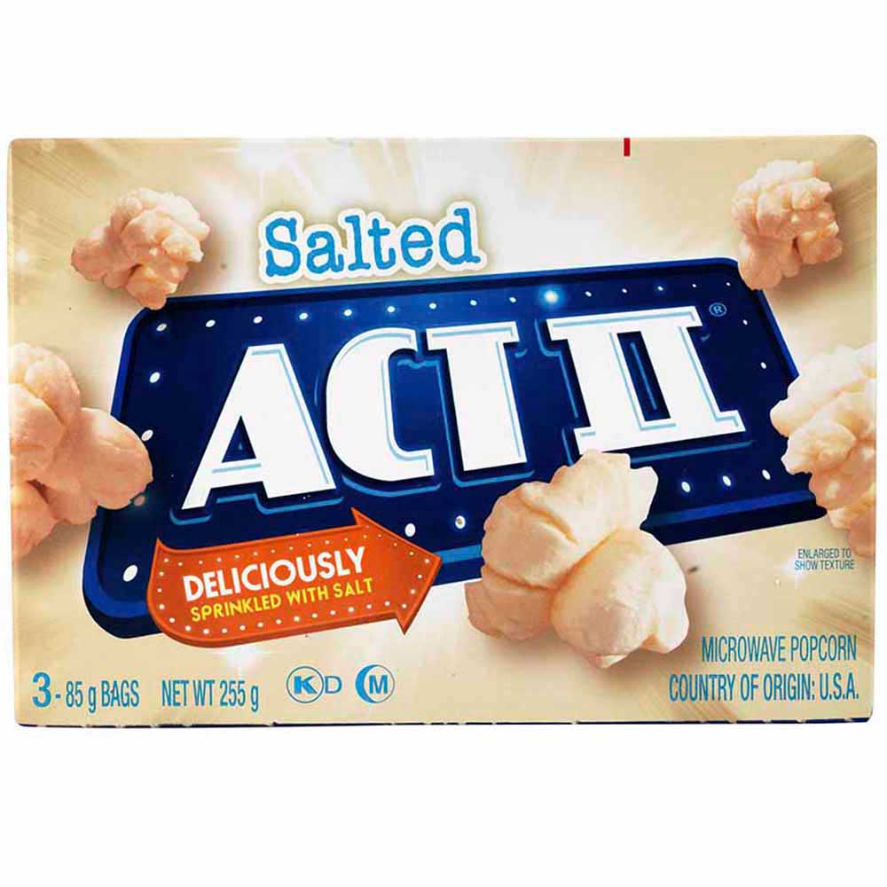 Canchita para Microondas ACT II Natural Caja 3un