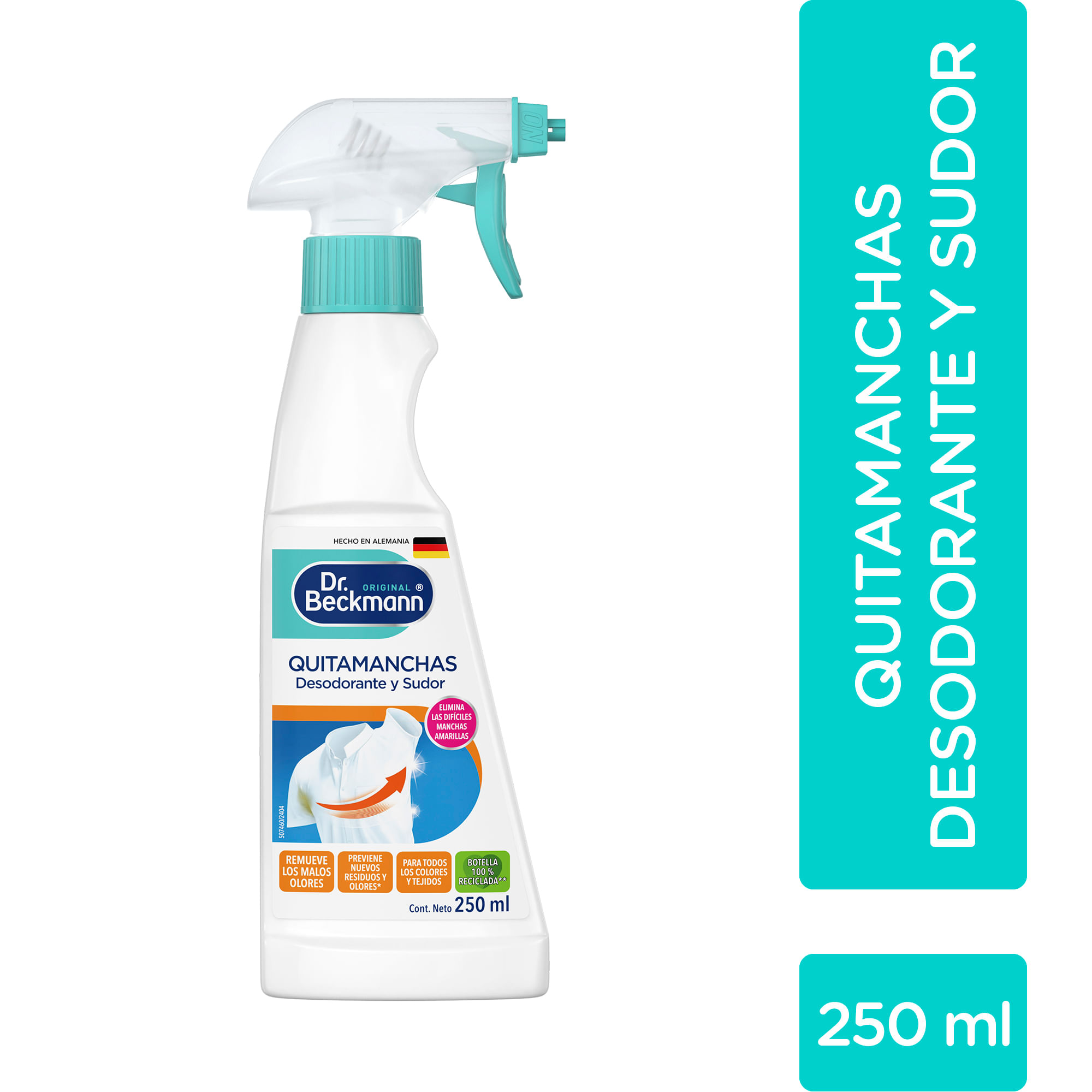 Quitamanchas DR. BECKMANN Desodorante y Sudor Frasco 250ml