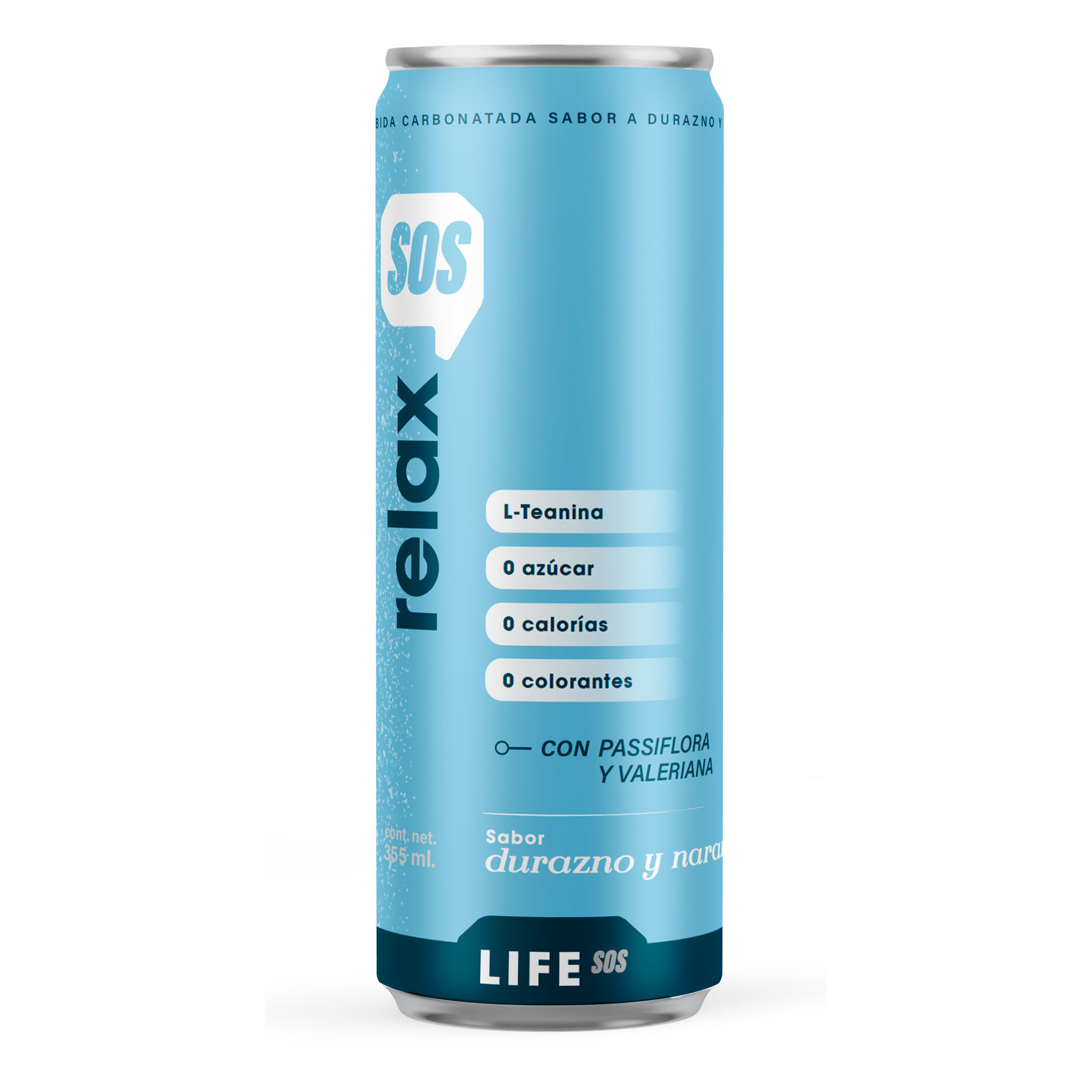 Bebida Rehidratante LIFE SOS Relax Lata 355ml