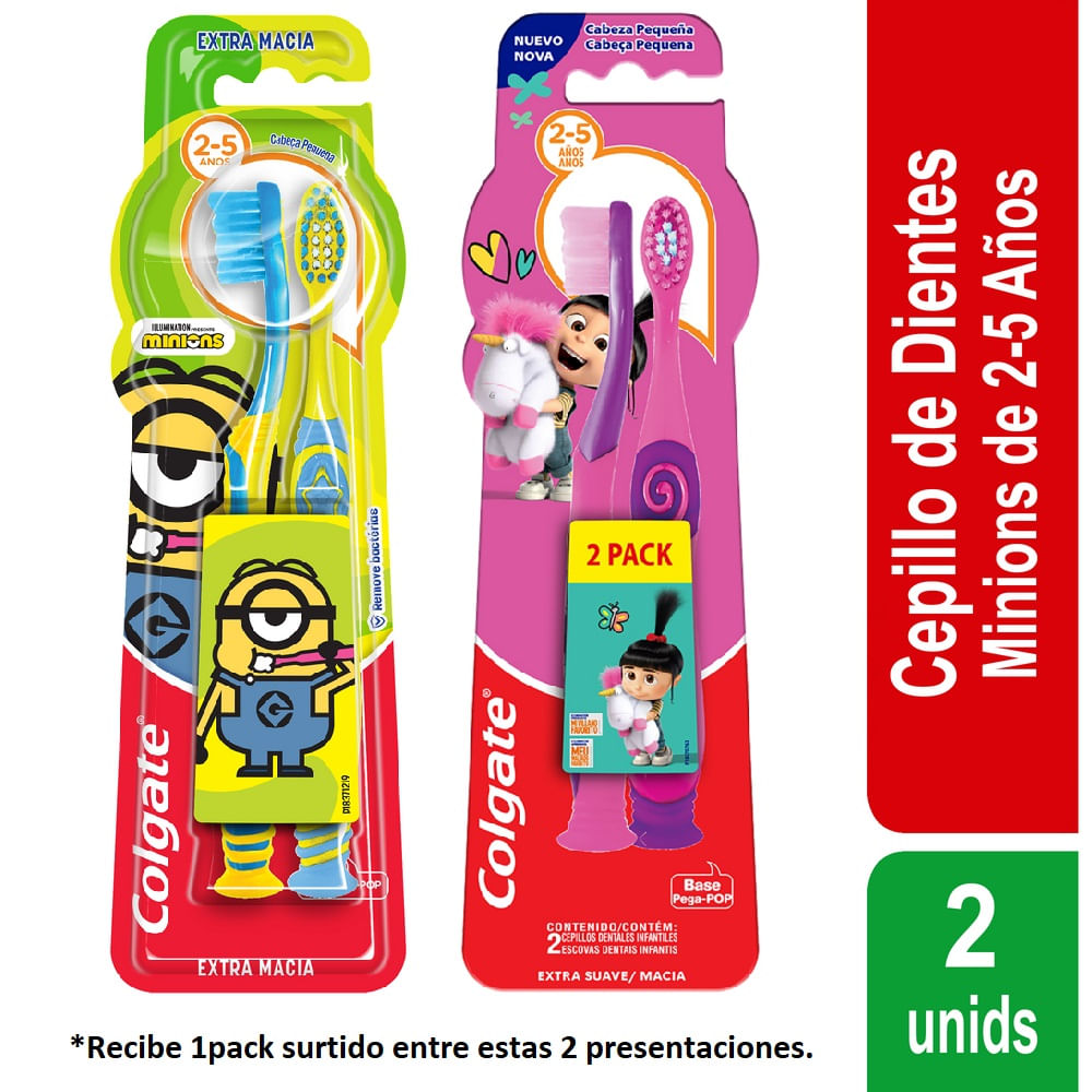 Cepillo Dental Niños COLGATE Agnes & Fluffy 2un
