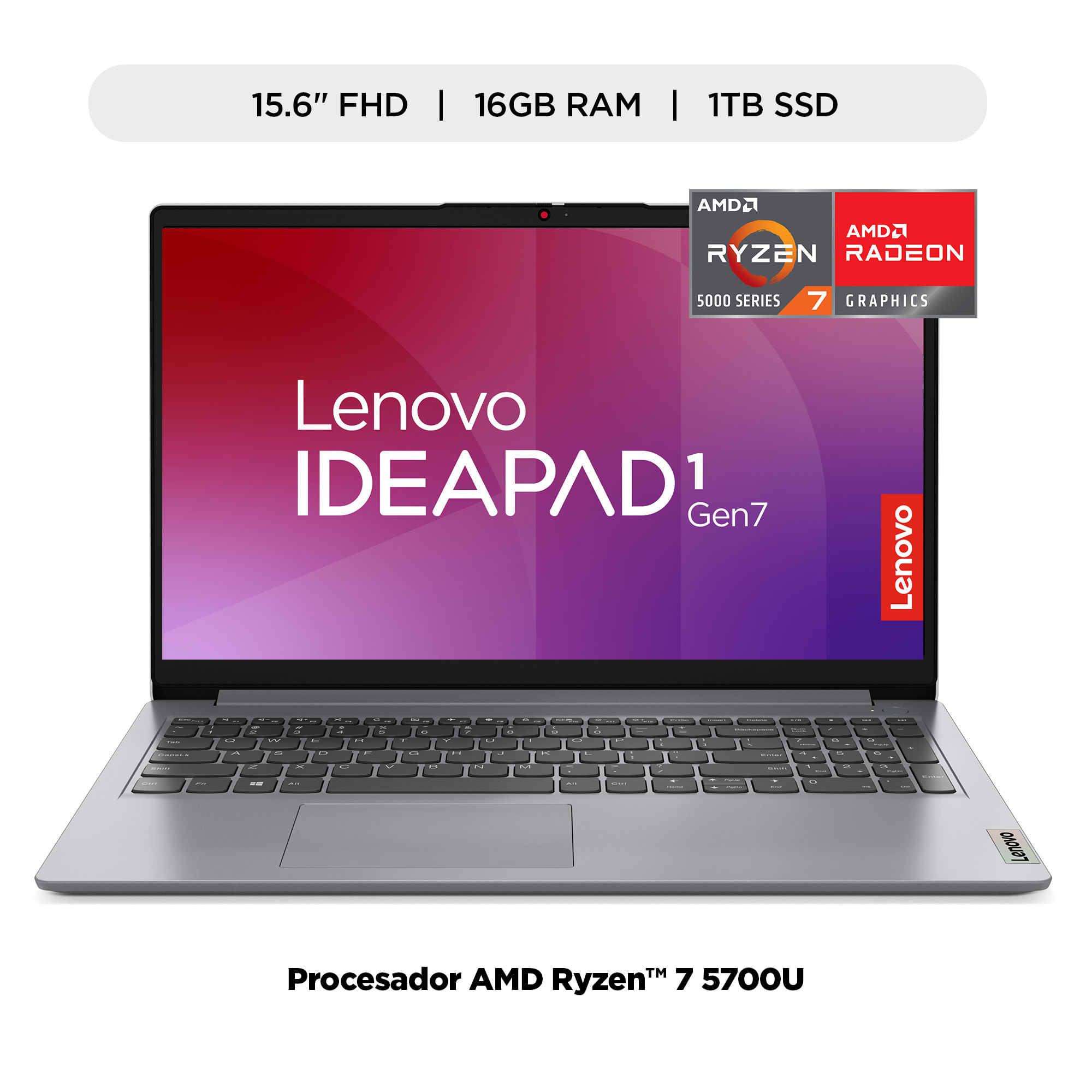 Laptop LENOVO IdeaPad 1 15ALC7 15.6" AMD Ryzen 7 (5000 series) 16GB 1TB SSD