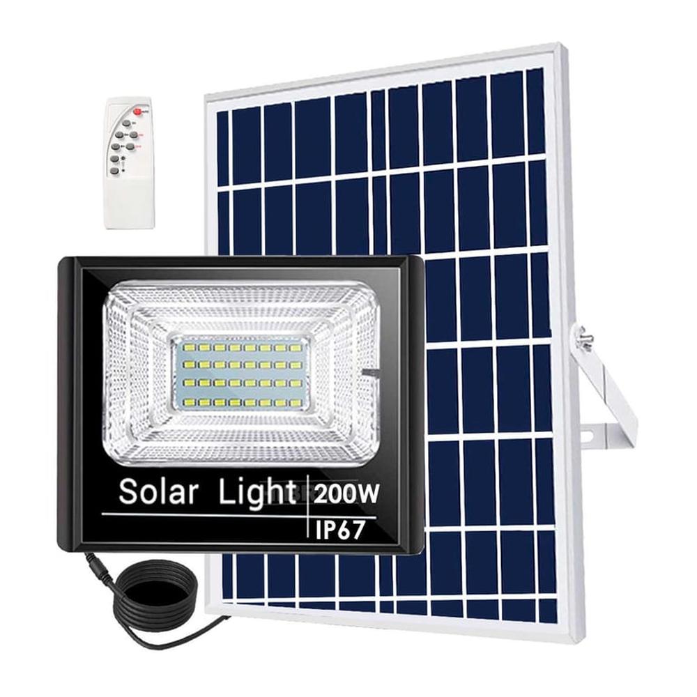 Reflector Solar Panel Solar Luz Blanca Seguridad Exteriores