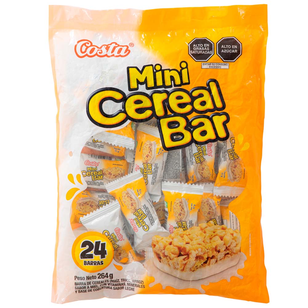 Mini Cereal Bar COSTA Golden Bolsa 24un