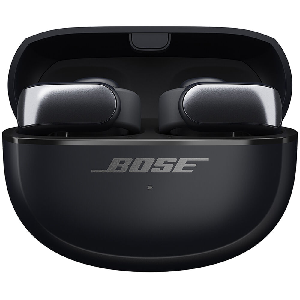 Bose Ultra Open Earbuds (Negro) - Auriculares Inalámbricos para Viajes, Trabajo y Uso en Casa, Diseñ
