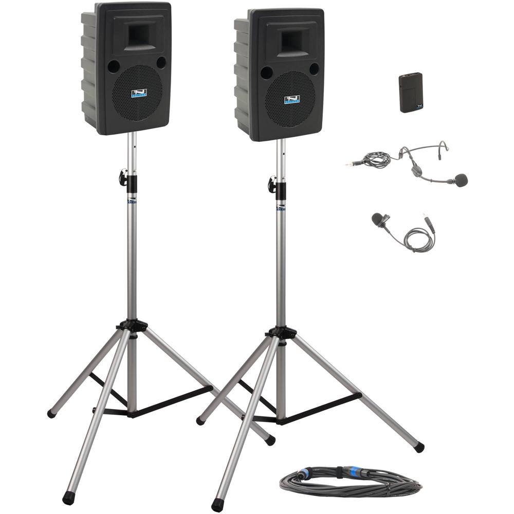 Anchor Audio LIB-DP1-B Paquete Deluxe Liberty 1: Sistema PA Portátil Bluetooth con Transmisor Bodypa