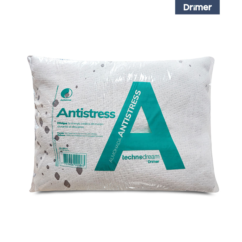 Almohada DRIMER Technodream Antistress 64x44cm Poliéster