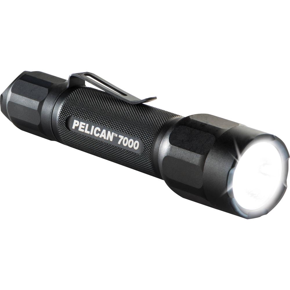Linterna LED Pelican 7000 v2 (Negra) - 99/457/774 Lúmenes, LED Blanco Primario, Modo Estroboscópico,