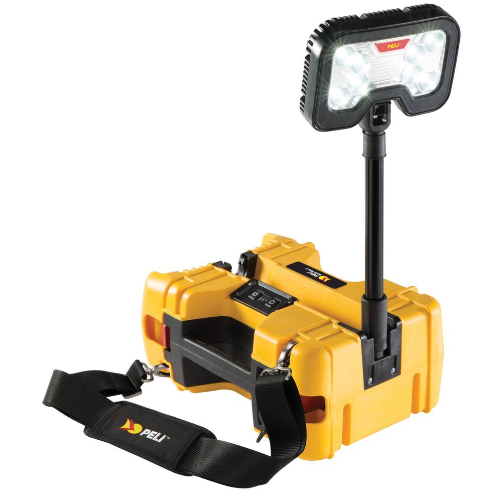Sistema de Iluminación Remota Pelican 9480 (Amarillo) - 1000/3000/4000 Lúmenes, 8 LEDs Blancos, Modo