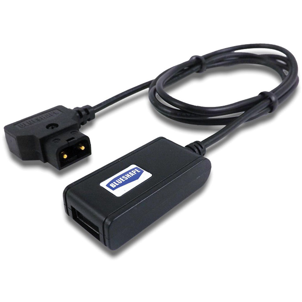 Adaptador de Alimentación BLUESHAPE P-Tap a USB - Puerto USB 3.0, Entrada 8-22V DC, Salida 5V 3A 15W