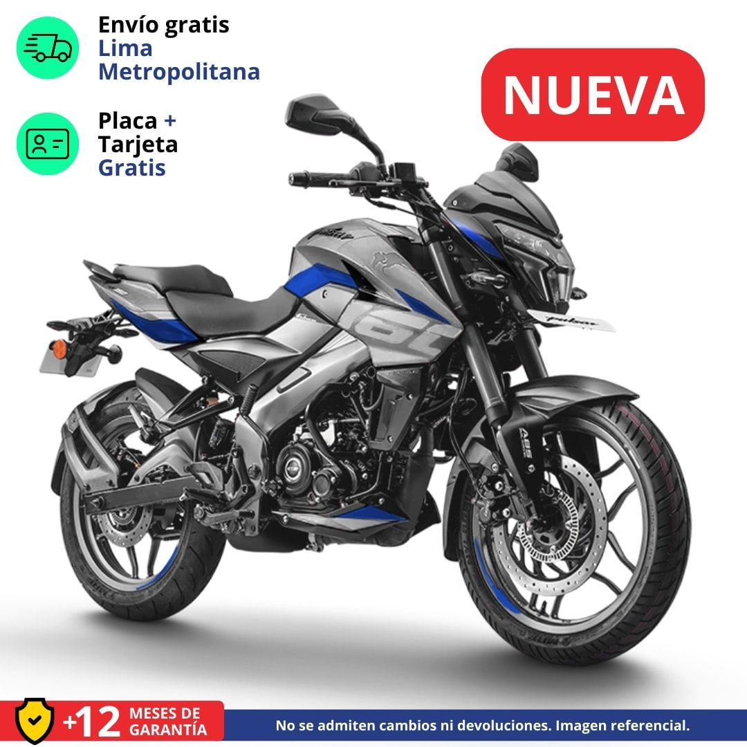 Moto Bajaj Pulsar NS 160 UG Azul/Gris