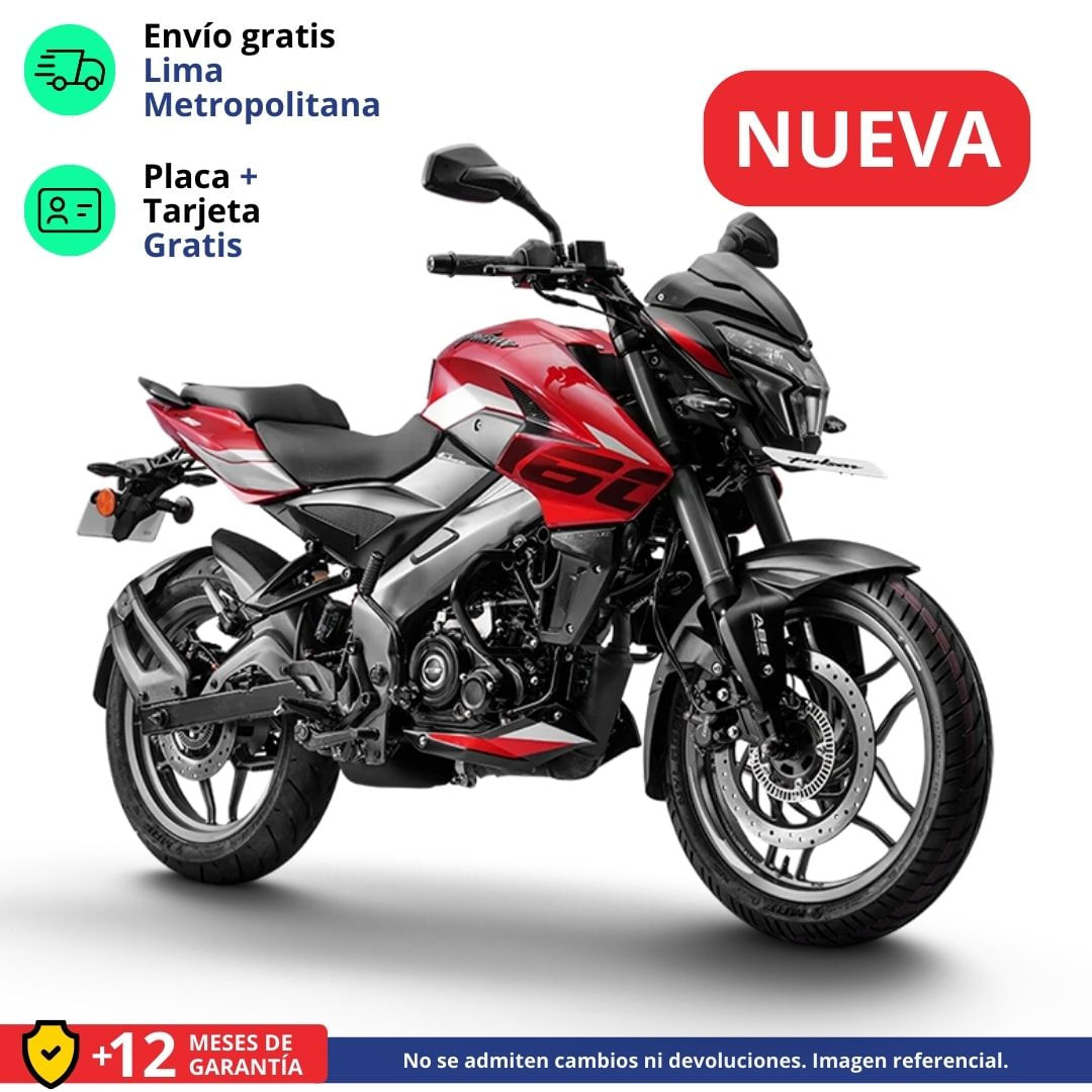 Moto Bajaj Pulsar NS 160 UG Rojo/Gris