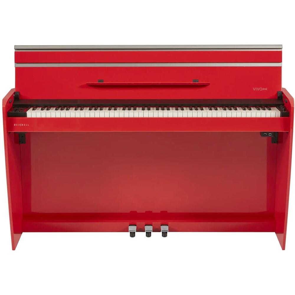 Piano Digital Vertical Dexibell VIVO H10 con Banco (Rojo Pulido) - Ideal para Entusiastas y Pianista