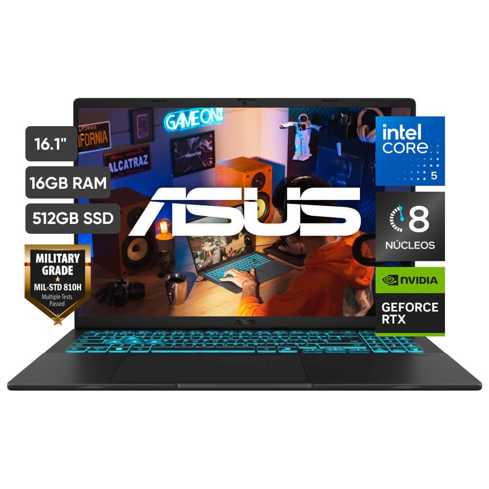 Laptop ASUS Gaming V16 V3607VU-RP038W 16.1" Intel Core 5 16GB 512GB SSD RTX4050