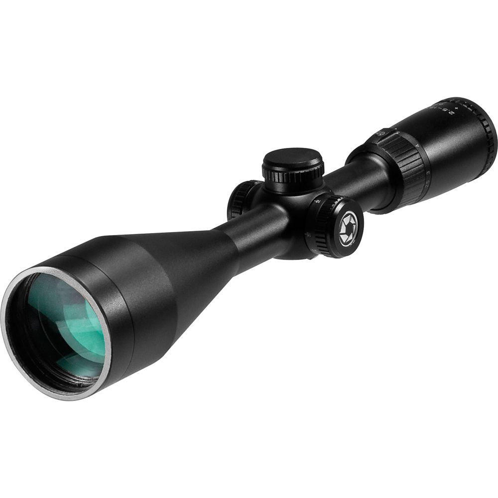Barska 2.5-15x56 AR6 Telescopio de Rifle (Acabado Negro) - Tubo de 1", Retícula Mil-Dot, Ópticas Tot