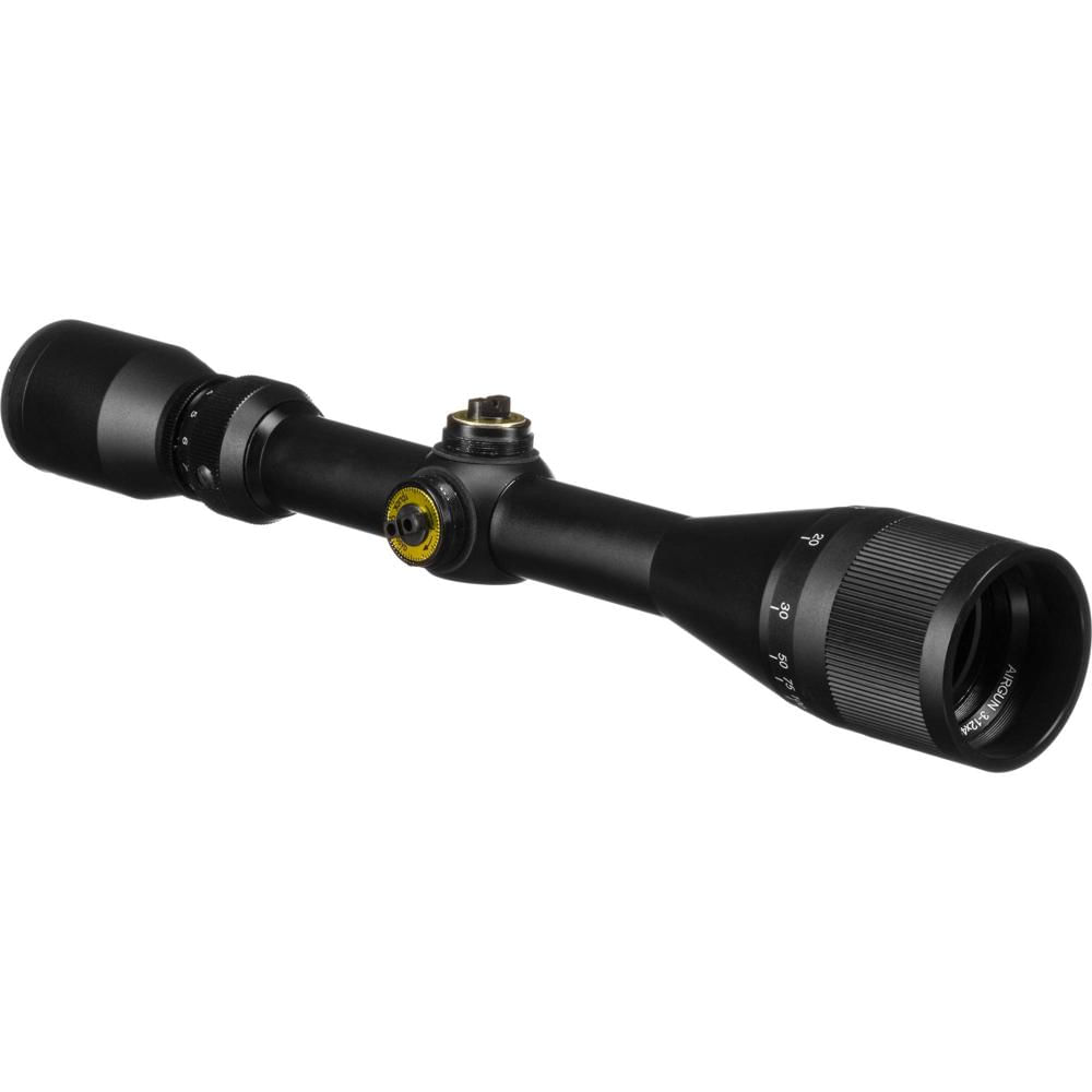 Barska 3-12x40 AO Visor de Rifle para Aire Comprimido (Negro Mate) - Tubo de 1", Retícula Mil-Dot, Ó