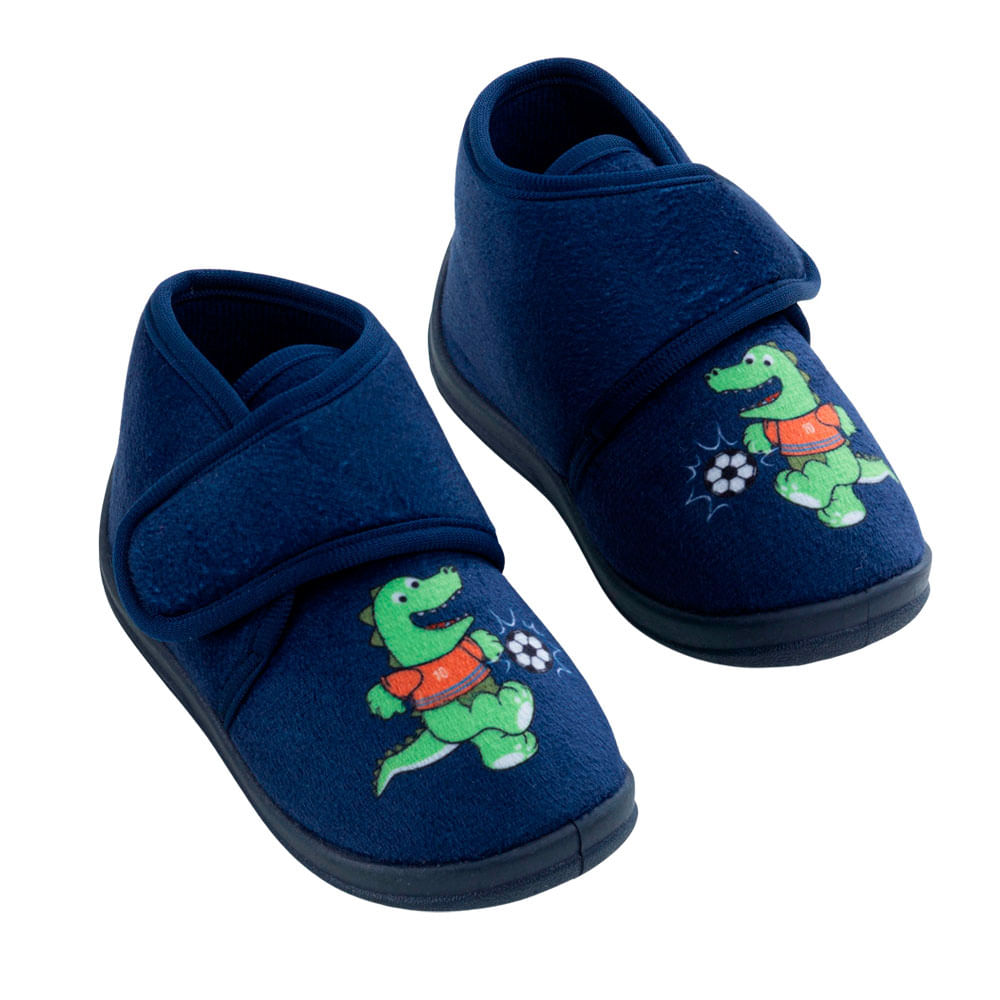 Pantuflas Babucha Dino Fútbol BABY EUREKA Bebé Niño