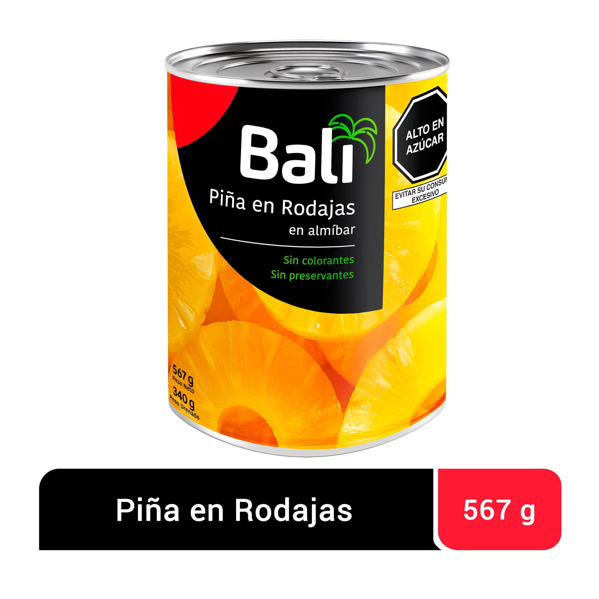 Piña en Rodajas BALI Lata 567g