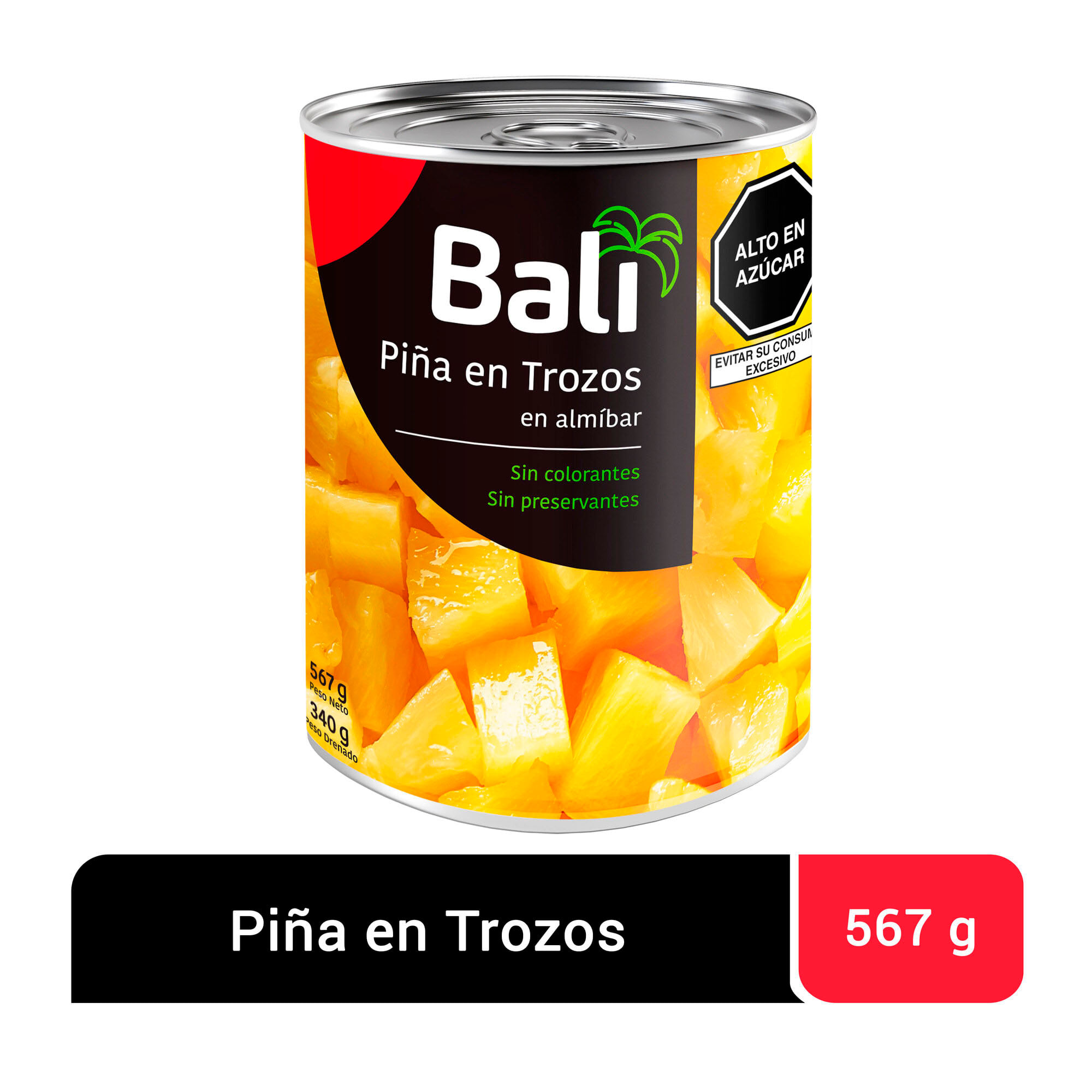 Piña en Trozos BALI Lata 567g