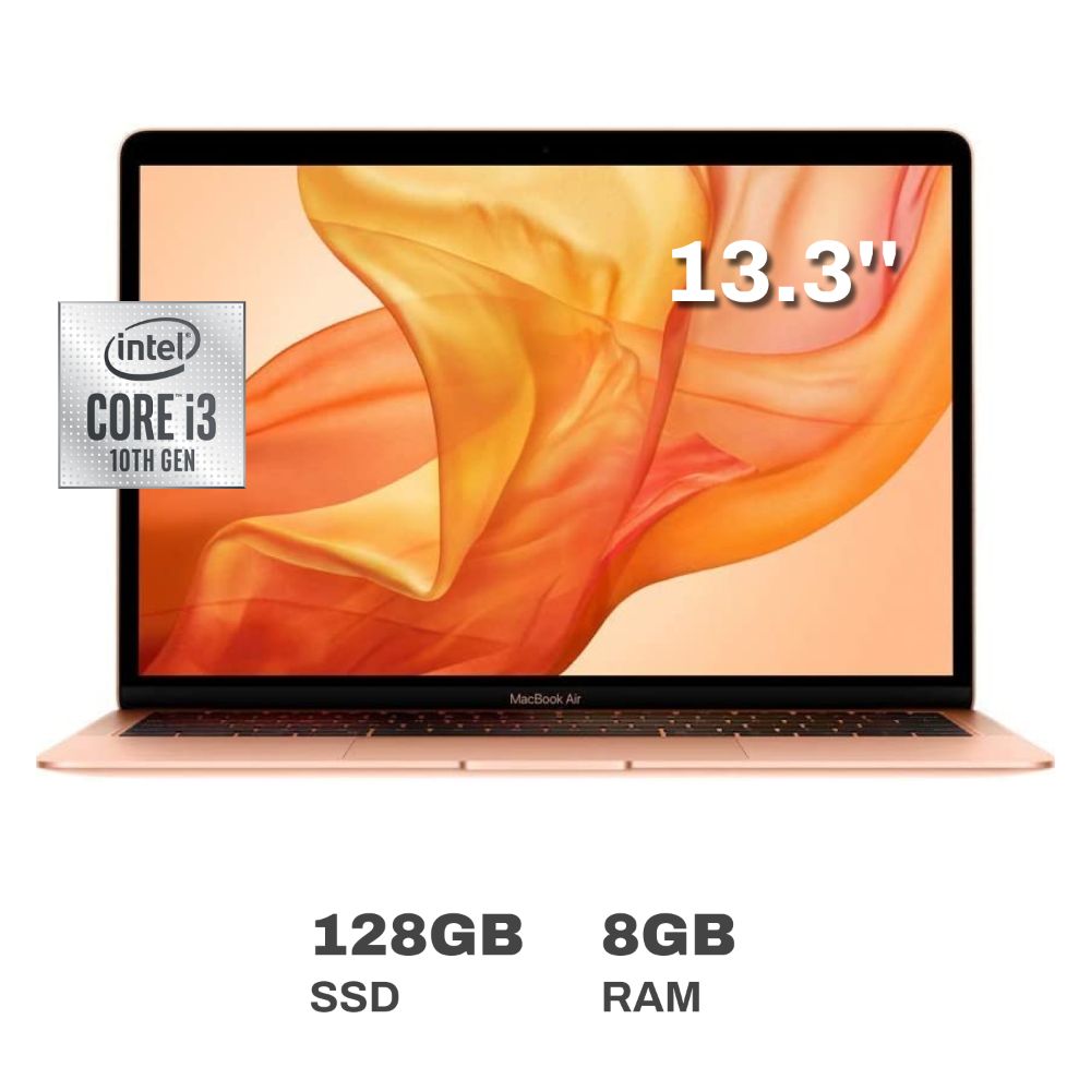 Apple Macbook Air Intel Core i3 8GB RAM 128GB SSD 13.3" Gold RECONDICIONADO