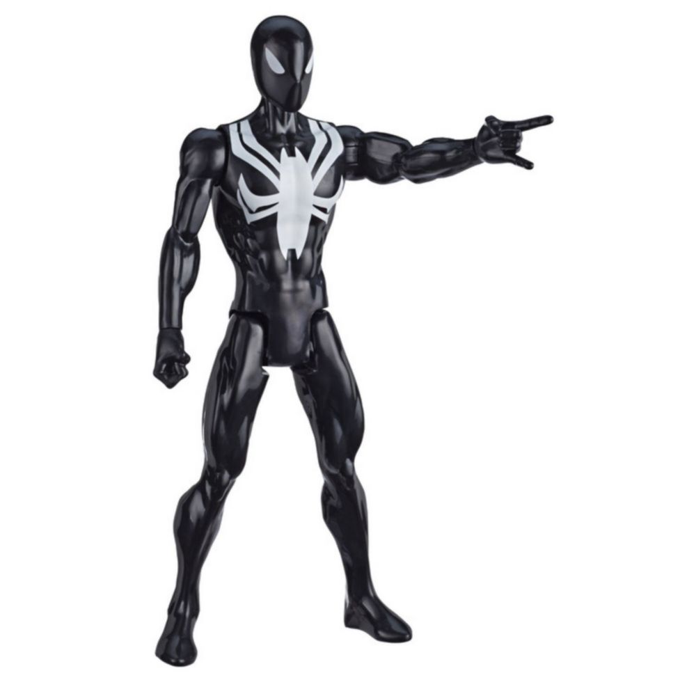 Figura de Acción Spider-Man Titan Hero Series - Black Suit Spiderman