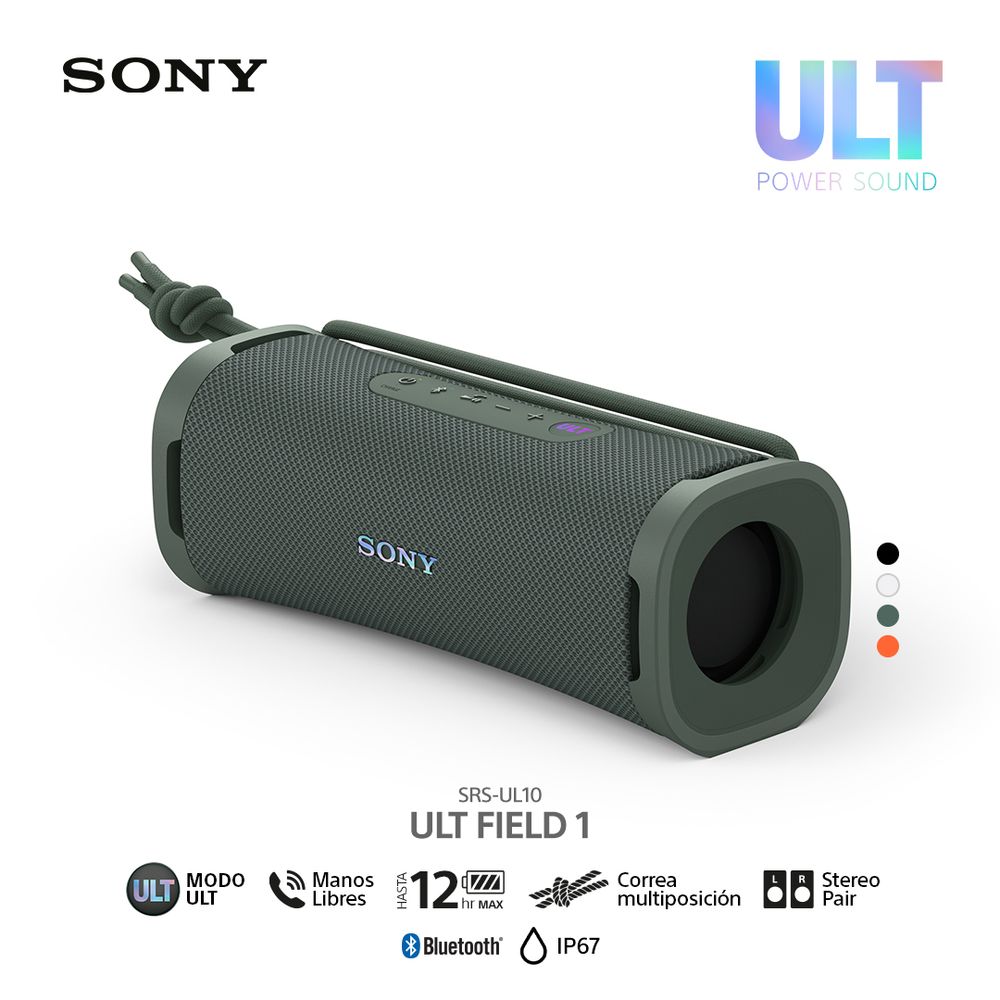 Sony Parlante Bluetooth SRS-ULT10 Portátil ULT FIELD 1
