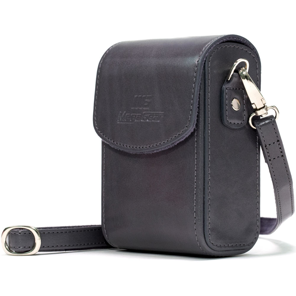 Funda de Cuero PU MegaGear con Correa para Sony Cyber-shot DSC-RX100 VI, V, IV - Cierre a Presión, I