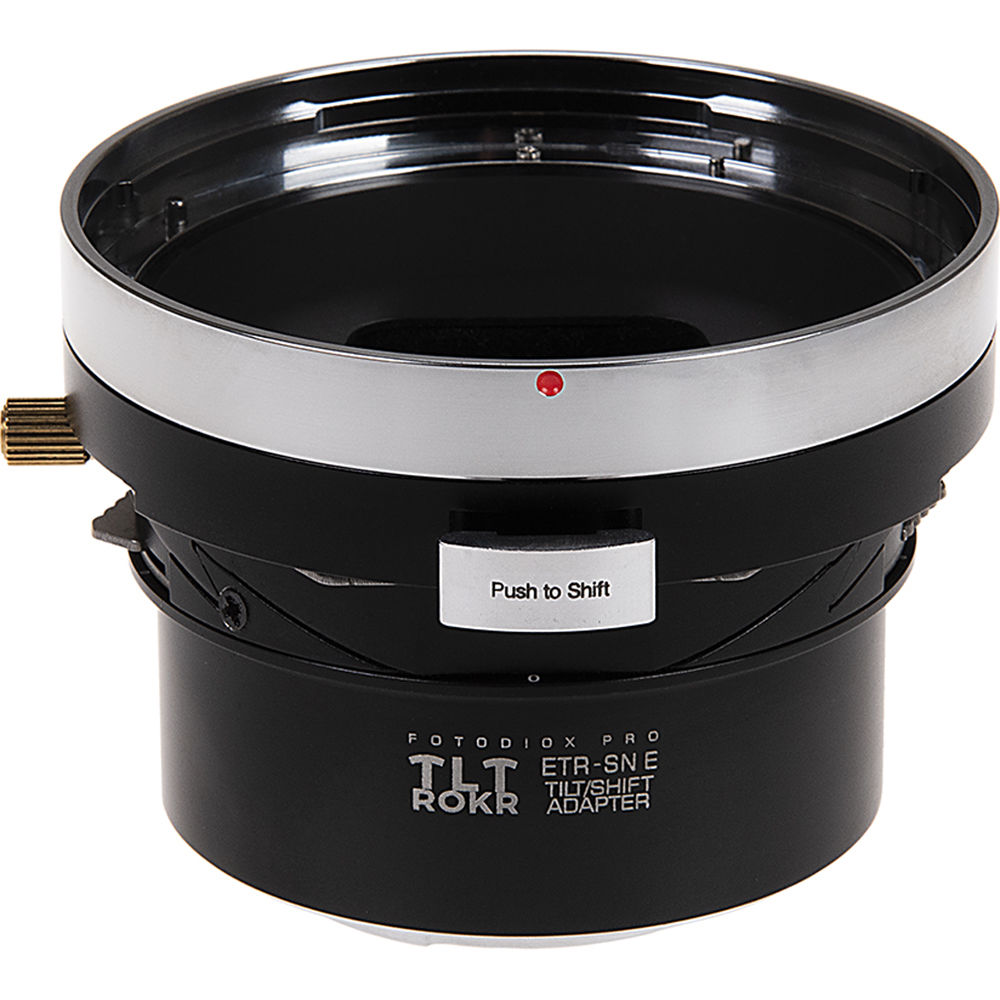FotodioX Pro TLT ROKR Tilt/Shift Lens Mount Adapter for Bronica ETR Lens to Sony Alpha E-Mount Camer