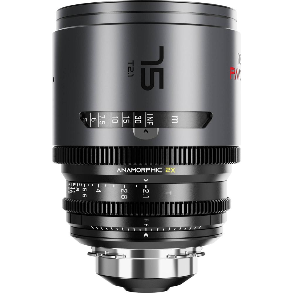 DZOFilm PAVO 75mm T2.1 2x Lente Anamórfica Prime (Recubrimiento Neutro, Montura PL/EF, Formato Super