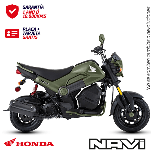 Moto Honda Navi Verde 110cc