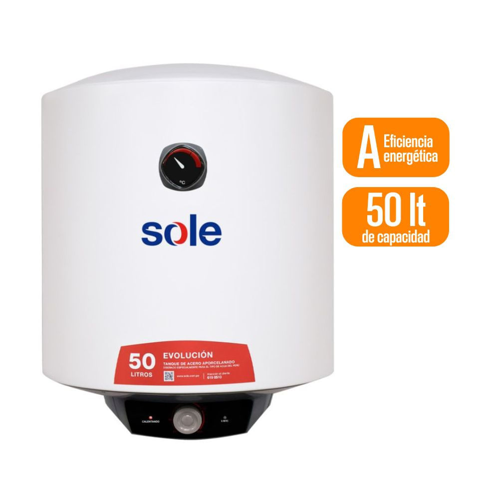 Terma Eléctrica Sole Evolución 50L para Pared
