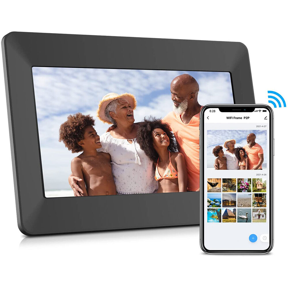 Marco de Fotos Digital Wi-Fi eco4life 10.1" con Pantalla Táctil IPS, Resolución 1280 x 800, 16GB Mem