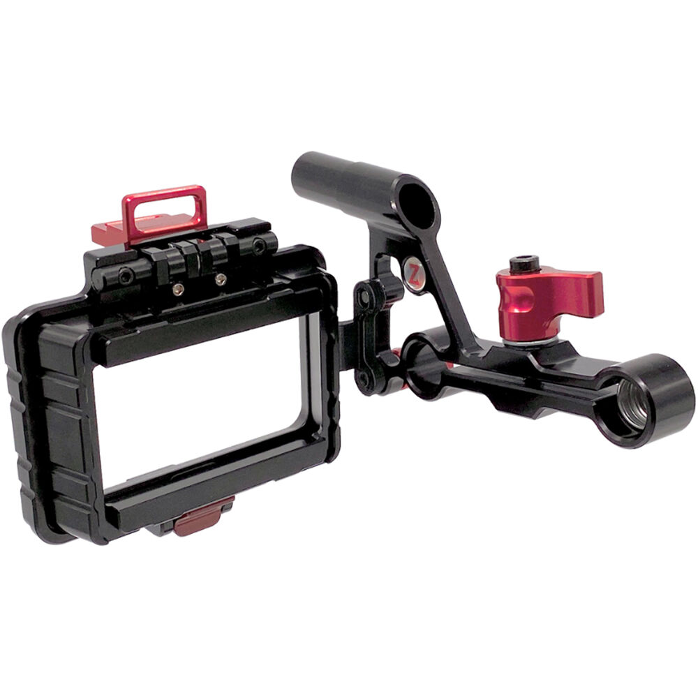 Soporte Zacuto Z-Finder para Cámara Sony FX6 - Montaje de Marco y Varilla, Compatible con Pantalla L